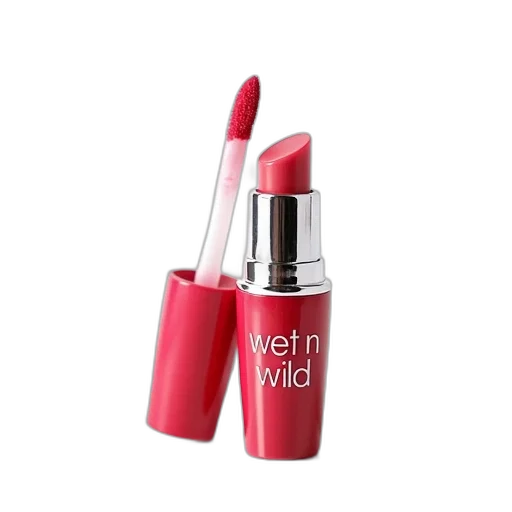 red, close-up, image, makeup, product, lipstick, cap, silver transparent PNG cut-out