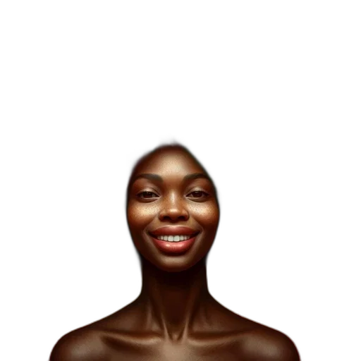 face, dress, creature, jewelry, photorealistic, concept art, 3d render, cartoon transparent PNG cut-out