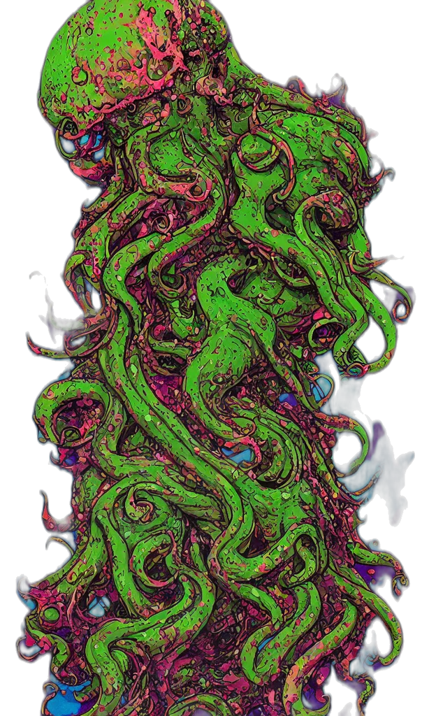hair, tree, creature, crown transparent PNG cut-out