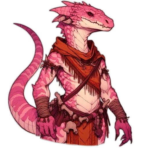 dragon, creature, staff, concept art, fantasy art, pixel art, red, anthropomorphic transparent PNG cut-out