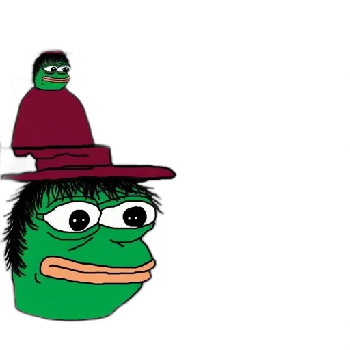 hat, creature, animal, staff, concept art, cartoon, pixel art, photorealistic transparent PNG cut-out