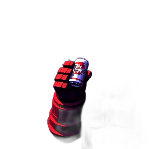 bottle, shoes, weapon, robot, 3d render, photorealistic, concept art, pixel art transparent PNG cut-out