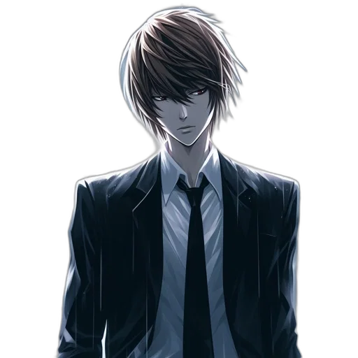 staff, jacket, face, robot, concept art, pixel art, anime, cartoon transparent PNG cut-out