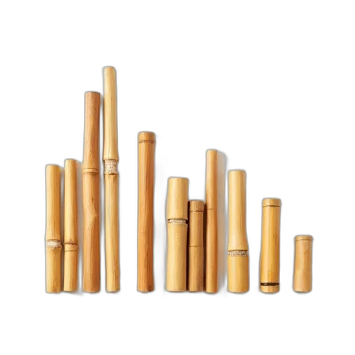 jewelry, golden, earth tones, collection, bamboo, sticks, varying, lengths transparent PNG cut-out