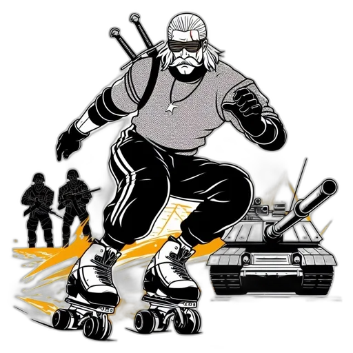weapon, concept art, cartoon, comic book art, pixel art, vividly, contrasted, monochrome transparent PNG cut-out