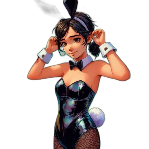 dress, robot, staff, weapon transparent PNG cut-out