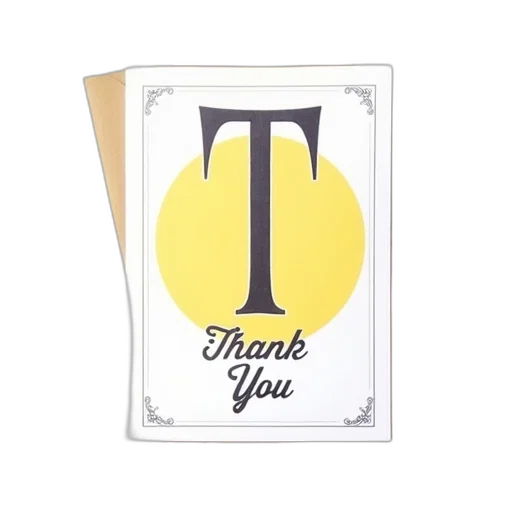 white, card, large, elegant, center, surrounded, yellow, circle transparent PNG cut-out