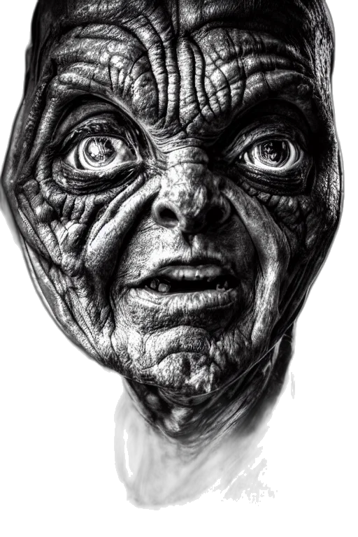 mask, face, creature, staff transparent PNG cut-out