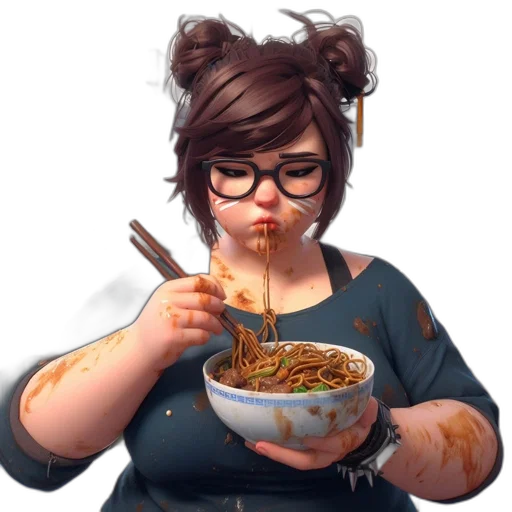 food, staff, animal, concept art, cartoon, photorealistic, anime, animated transparent PNG cut-out