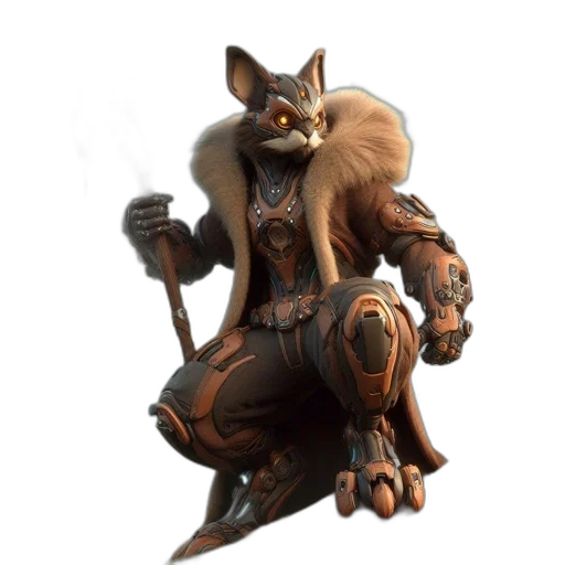 animal, staff, creature, weapon, concept art, 3d render, fantasy art, photorealistic transparent PNG cut-out