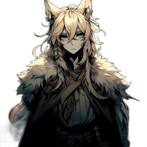 mask, staff, animal, creature, fantasy art, concept art, anime, pixel art transparent PNG cut-out