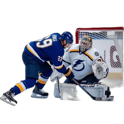 animal, tampa, bay, lightning, goaltender, shoots, into, net transparent PNG cut-out
