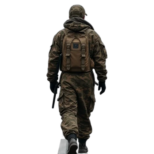 jacket, staff, weapon, concept art transparent PNG cut-out