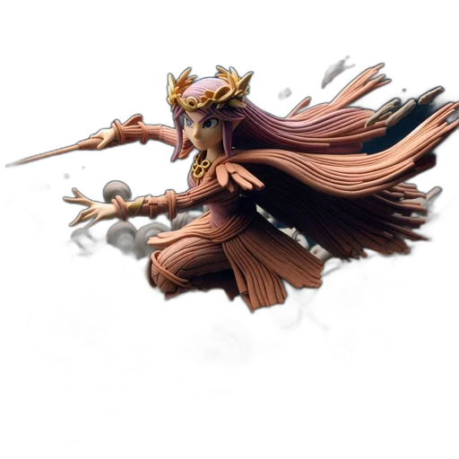 staff, dragon, sword, weapon, fantasy art, concept art, 3d render, comic book art transparent PNG cut-out