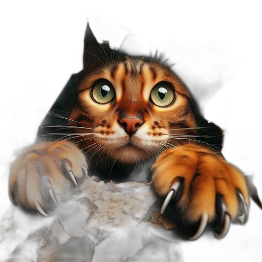 animal, staff, creature, face, photorealistic, fantasy art, concept art, oil painting transparent PNG cut-out