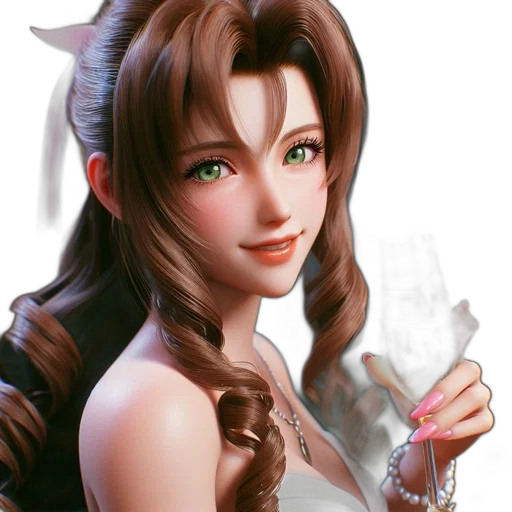 fantasy art, photorealistic, concept art, anime, realistic, digital, rendering, woman transparent PNG cut-out