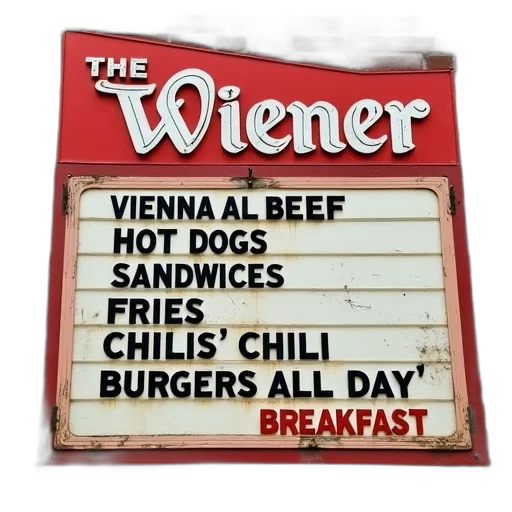 food, 3d render, weathered, faded, advertisement, wiener, displayed, brick transparent PNG cut-out