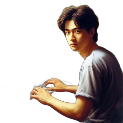 staff, face, weapon, robot, photorealistic, oil painting, pixel art, concept art transparent PNG cut-out