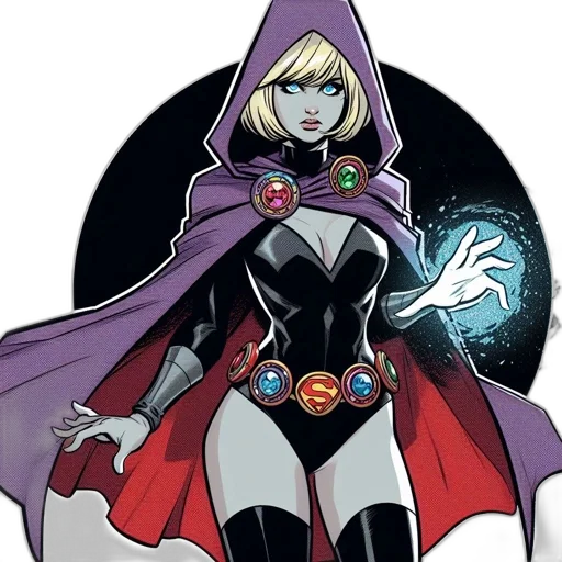 jewelry, staff, comic book art, concept art, fantasy art, cartoon, female, superhero transparent PNG cut-out
