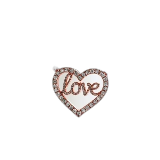 jewelry, crown, close-up, image, necklace, heart-shaped, pendant, featuring transparent PNG cut-out