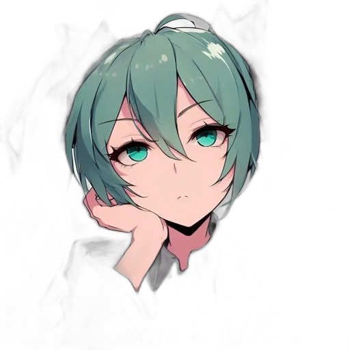 face, staff, mask, crown, anime, pixel art, watercolor, vaporwave transparent PNG cut-out
