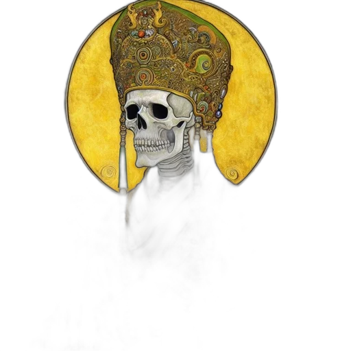 crown, hat, staff, mask, watercolor, concept art, fantasy art, pixel art transparent PNG cut-out