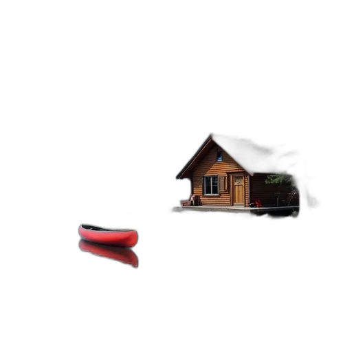 furniture, building, umbrella, shoes, 3d render, concept art, photorealistic, pixel art transparent PNG cut-out
