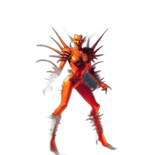 weapon, robot, hair, creature, concept art, comic book art, pixel art, 3d render transparent PNG cut-out