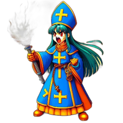 staff, sword, weapon, pixel art, concept art, fantasy art, anime, female transparent PNG cut-out
