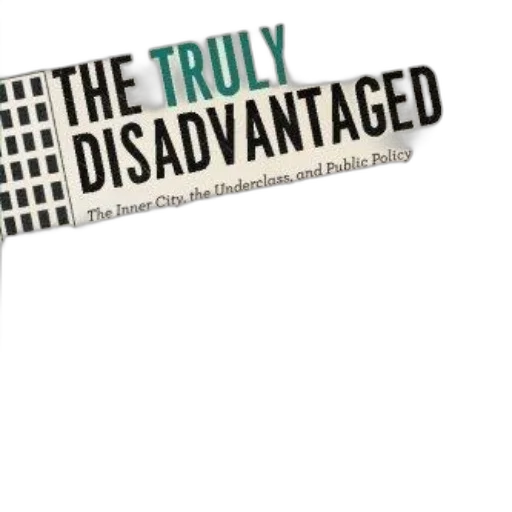 truly, disadvantaged, book, cover, minimalist, design, featuring, teal transparent PNG cut-out
