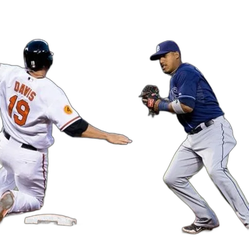 baseball, player, name, davis, his, jersey, sliding, into transparent PNG cut-out