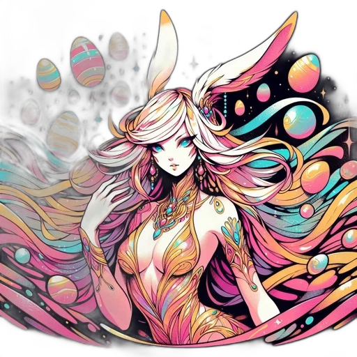 mask, dress, crown, fantasy art, concept art, anime, comic book art, outer space transparent PNG cut-out