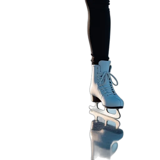 shoes, robot, staff, sword, 3d render, cyberpunk, concept art, vaporwave transparent PNG cut-out