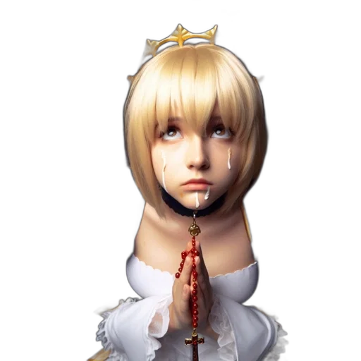 crown, staff, face, weapon, concept art, 3d render, fantasy art, photorealistic transparent PNG cut-out