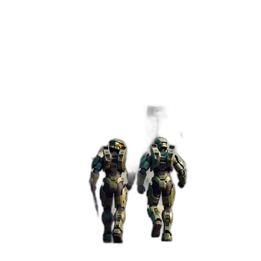 robot, weapon, mask, creature, concept art, 3d render, pixel art, cyberpunk transparent PNG cut-out