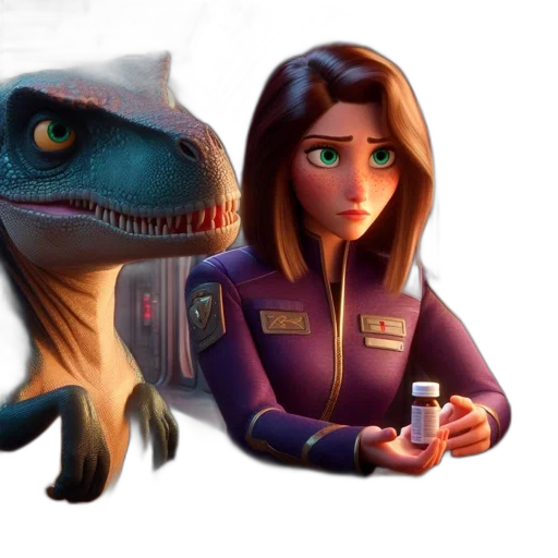 dragon, creature, robot, concept art, fantasy art, 3d render, cartoon, outer space transparent PNG cut-out