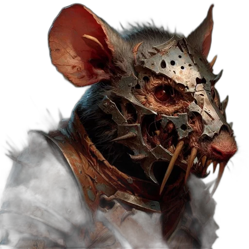 mask, face, creature, animal, concept art, fantasy art, photorealistic, 3d render transparent PNG cut-out