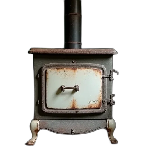 furniture, staff, face, robot, photorealistic, 3d render, fire, earth tones transparent PNG cut-out