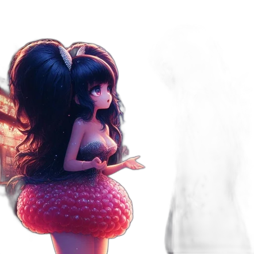 dress, hair, creature, 3d render, concept art, photorealistic, fantasy art, underwater transparent PNG cut-out
