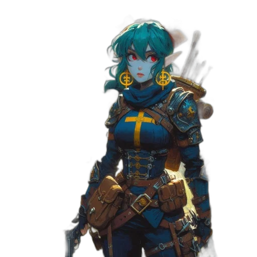 staff, sword, weapon, concept art, fantasy art, pixel art, comic book art, blue transparent PNG cut-out