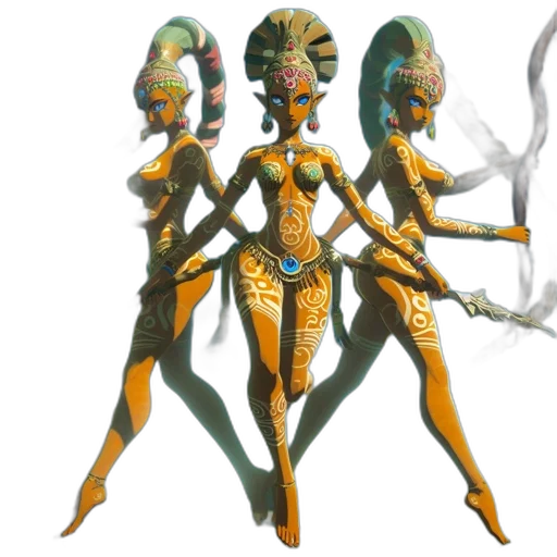 jewelry, staff, concept art, fantasy art, 3d render, pixel art, golden, three transparent PNG cut-out
