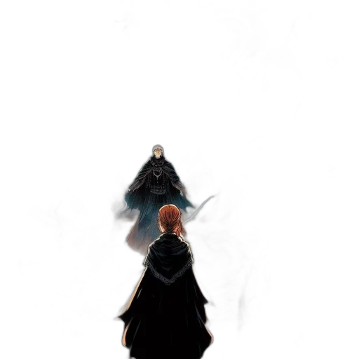 dress, sword, weapon, jacket, concept art, fantasy art, pixel art, watercolor transparent PNG cut-out