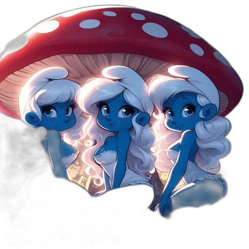 hat, umbrella, crown, mask, concept art, 3d render, fantasy art, cartoon transparent PNG cut-out