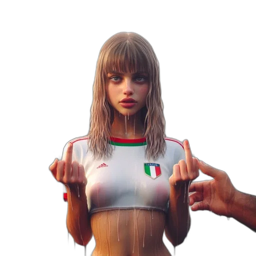 dress, robot, jacket, face, cyberpunk, vaporwave, concept art, 3d render transparent PNG cut-out
