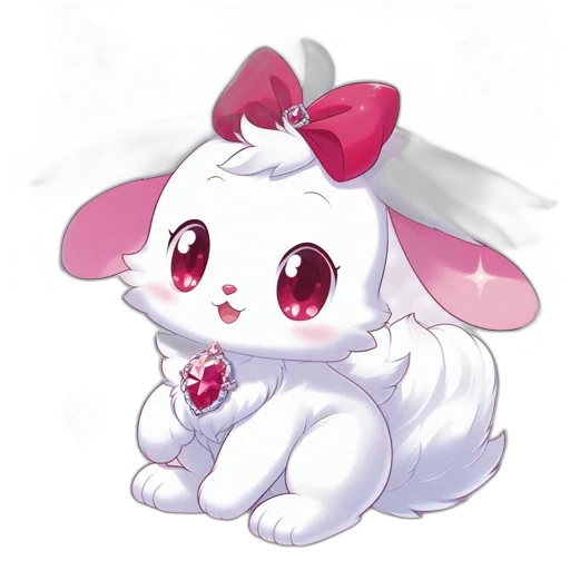 creature, animal, staff, pixel art, concept art, anime, cartoon, animated transparent PNG cut-out