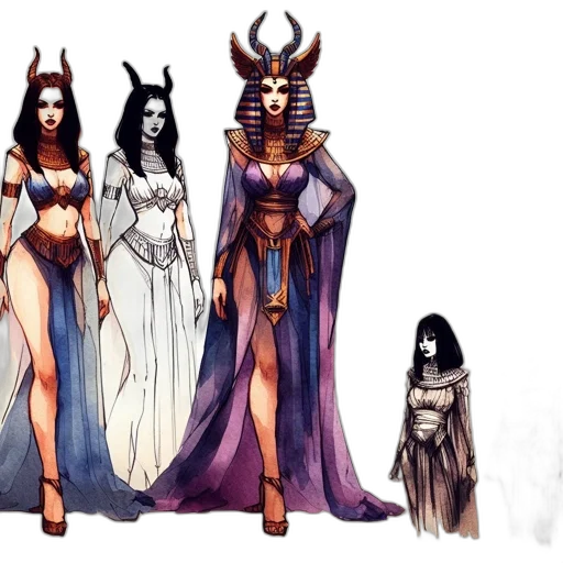 fantasy art, concept art, comic book art, pixel art, dark, illustrations, feature, female transparent PNG cut-out
