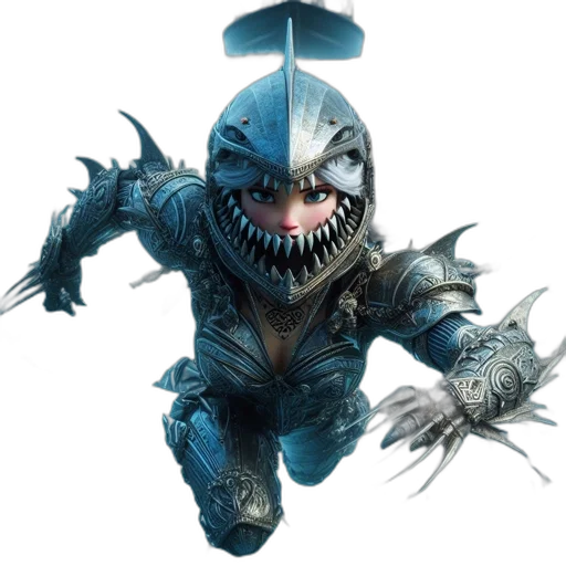 creature, mask, robot, face, concept art, 3d render, fantasy art, armored transparent PNG cut-out