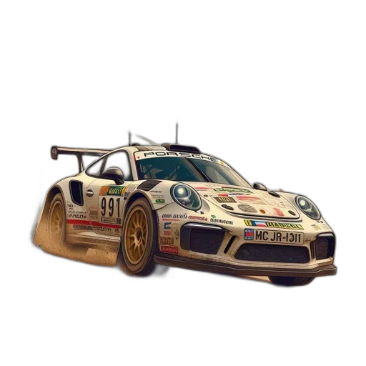 car, animal, 3d render, concept art, photorealistic, pixel art, porsche, rally transparent PNG cut-out