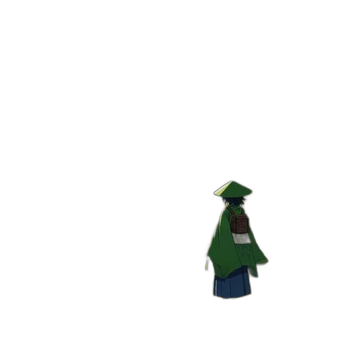 hat, staff, weapon, jacket, pixel art, 3d render, concept art, fantasy art transparent PNG cut-out