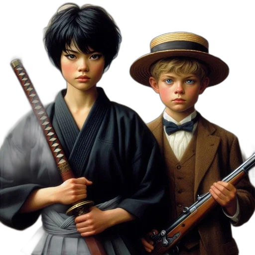 weapon, sword, photorealistic, concept art, fantasy art, pixel art, two, individuals transparent PNG cut-out